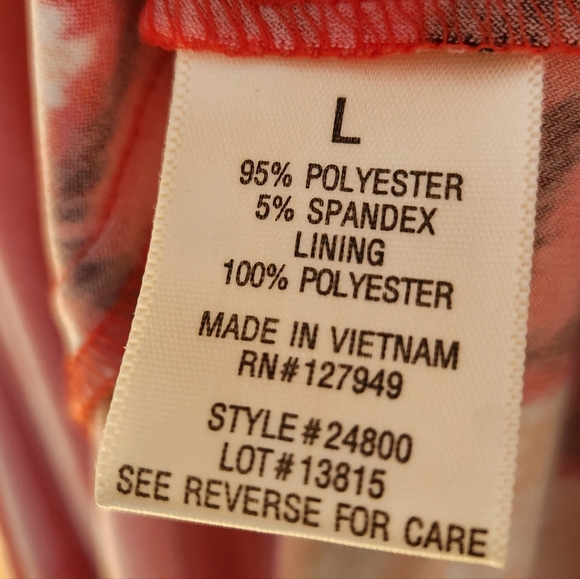 NWOT Emma & Michele Maxi Chevron Summer Sleeveless Dress Size L - Picture 3 of 6